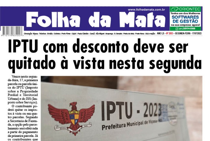 Folha da Mata 2893 - 17/07/2023