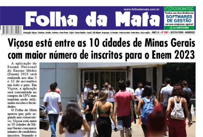 Folha da Mata 2907 - 04/08/2023