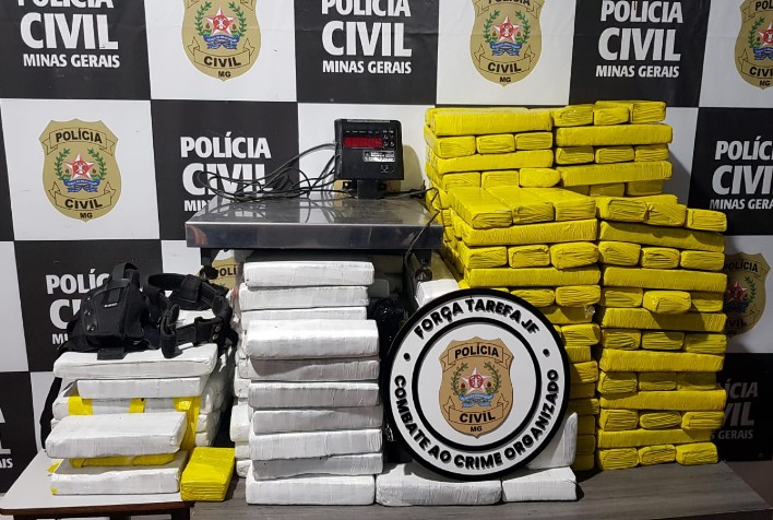 Polícia apreende 250kg de maconha em Juiz de Fora