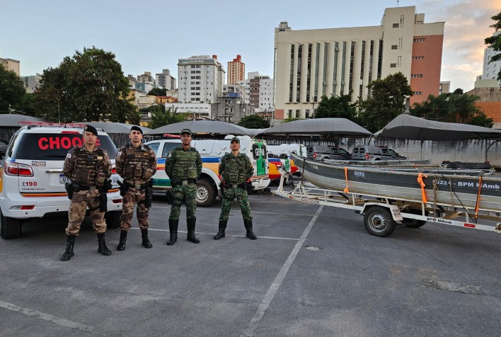 Minas envia novo efetivo e equipamentos da Polícia Militar para apoio ao Rio Grande do Sul