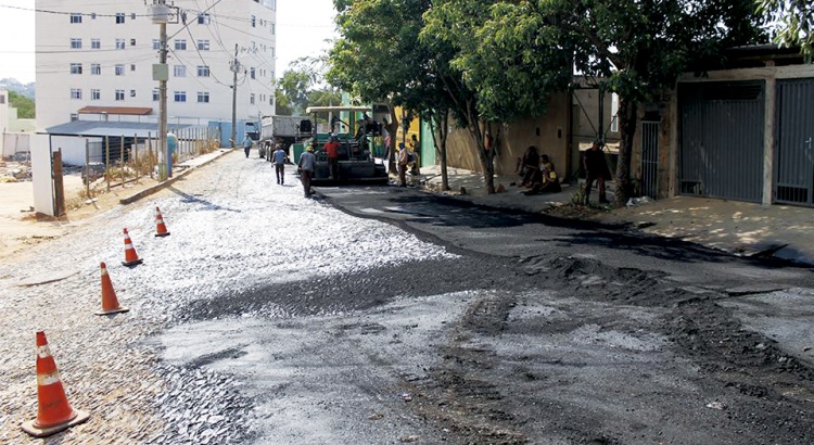 Adiantado o asfaltamento da Avenida Brasil e adjacências