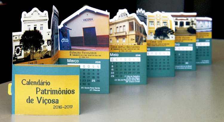 Prefeitura distribui calendário com fotos de bens tombados