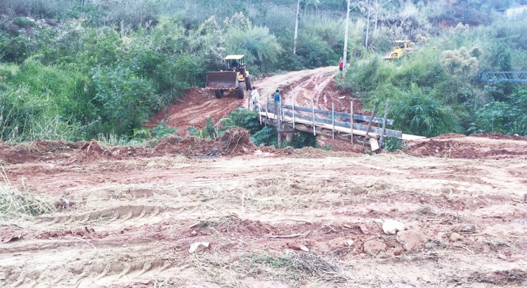 Iniciada a construção da ponte entre o Laranjal e Cidade Nova