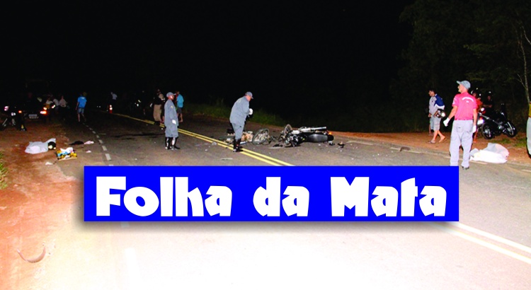 Três mortos em colisão de motos