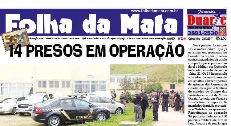 Capa da próxima edição