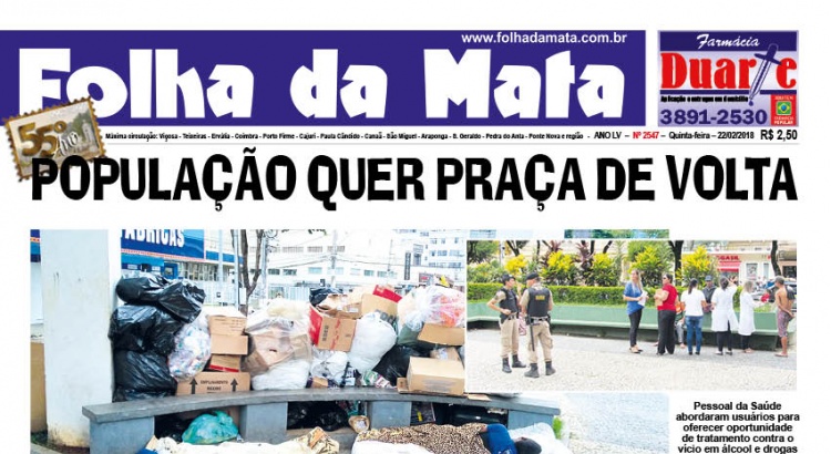 Capa da próxima edição