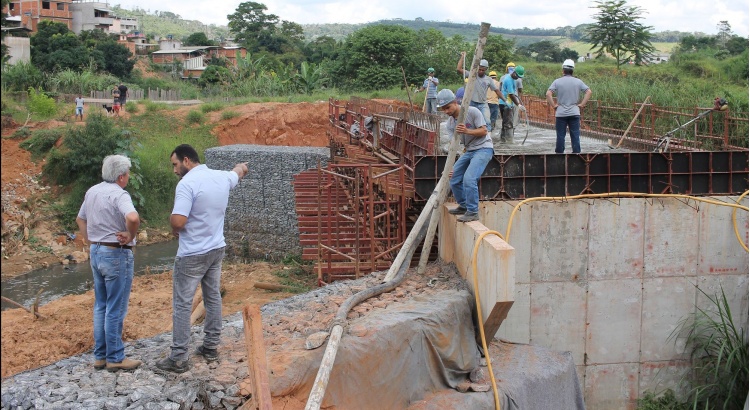 Falta pouco para o término das obras na ponte Cidade Nova/Laranjal