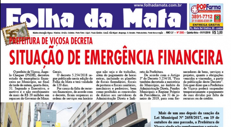 Capa edição 2583