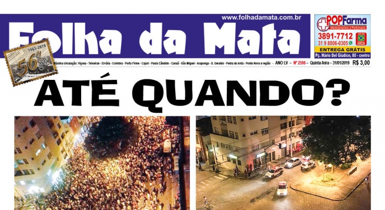 Capa da próxima edição