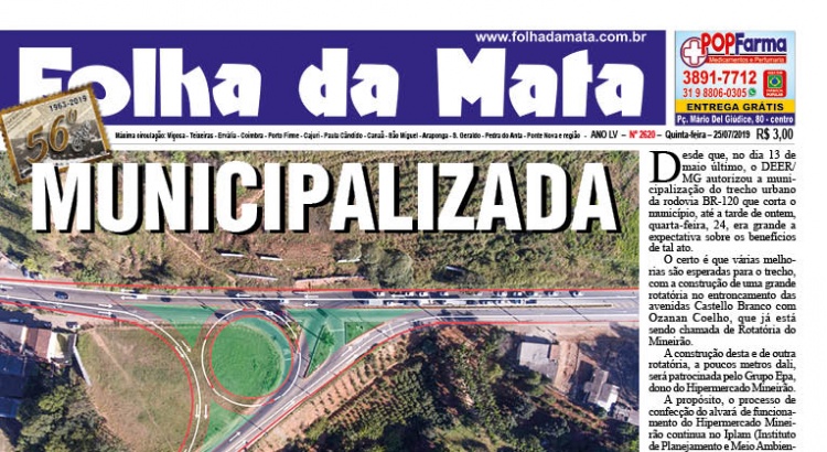 Capa da próxima edição