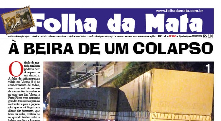 Capa da próxima edição