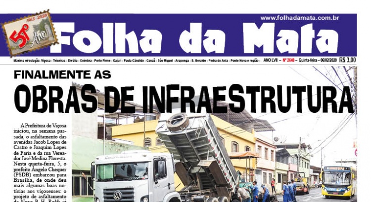 Capa da próxima edição.