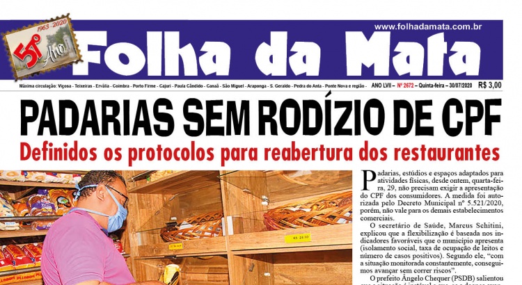 Capa da próxima edição