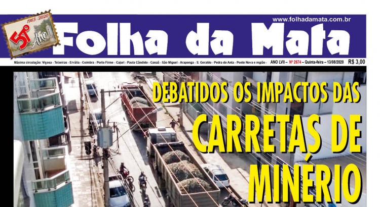 Capa da próxima edição