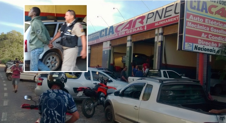 Polícia Militar frusta tentativa de assalto com reféns no Santo Antônio