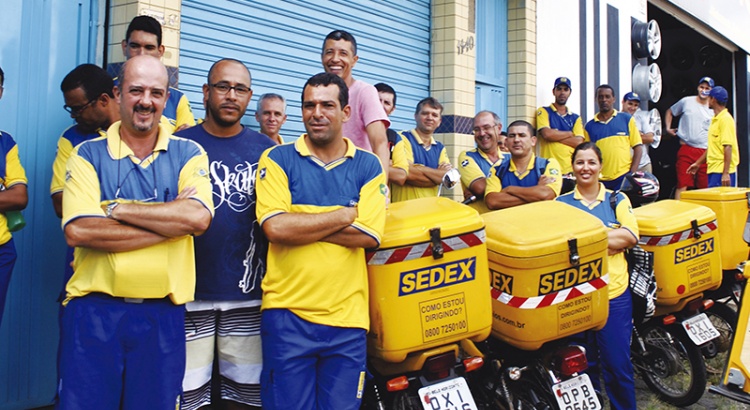 Centro de Distribuição dos Correios em greve