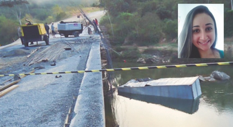 Jovem morre em acidente na ponte do Gualaxo